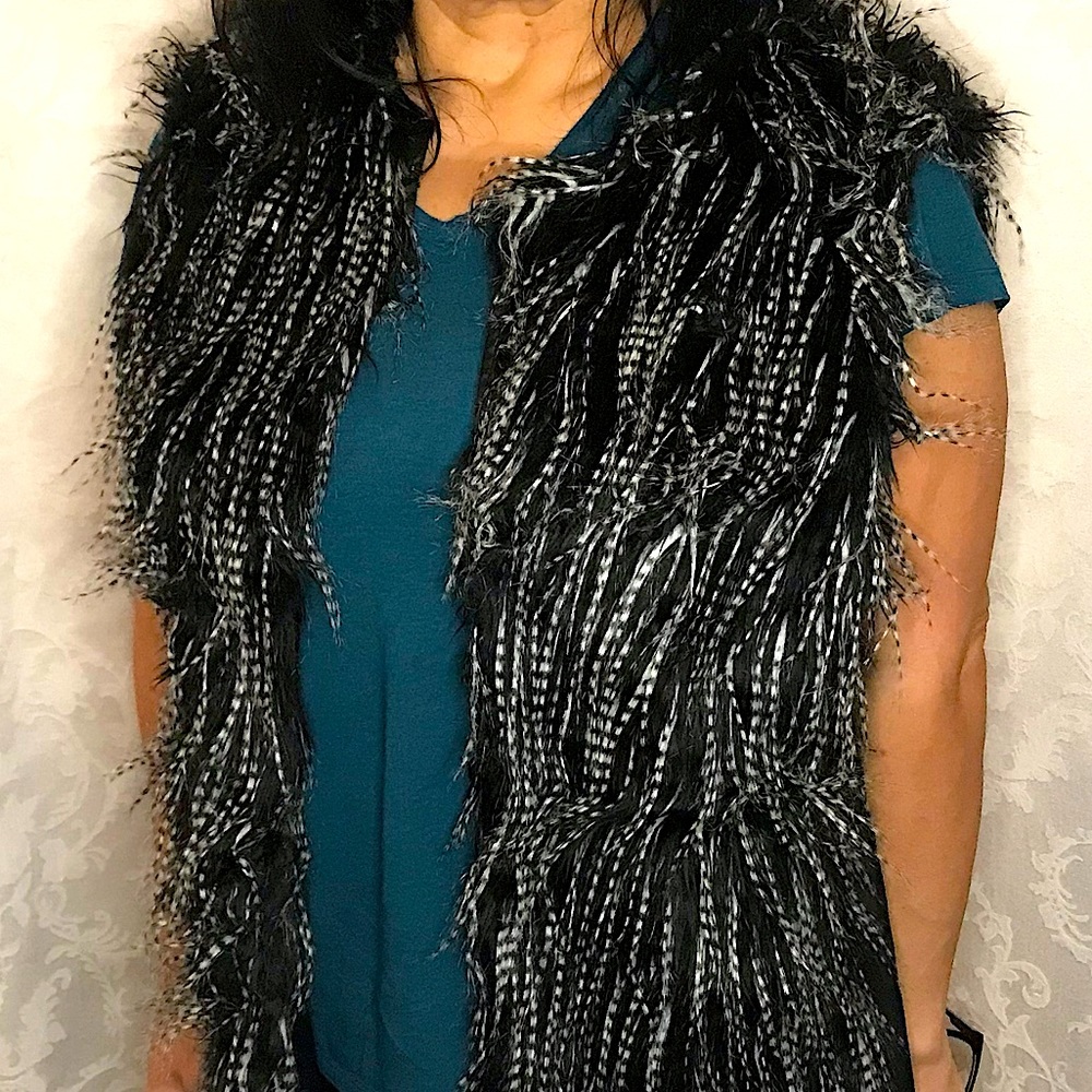 Miss London Faux Fur Vest